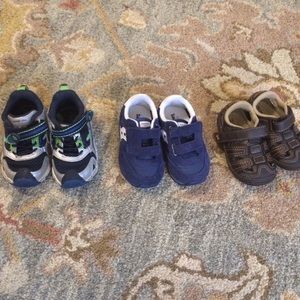 Toddler boy stride rite saucony shoe lot size 4-5